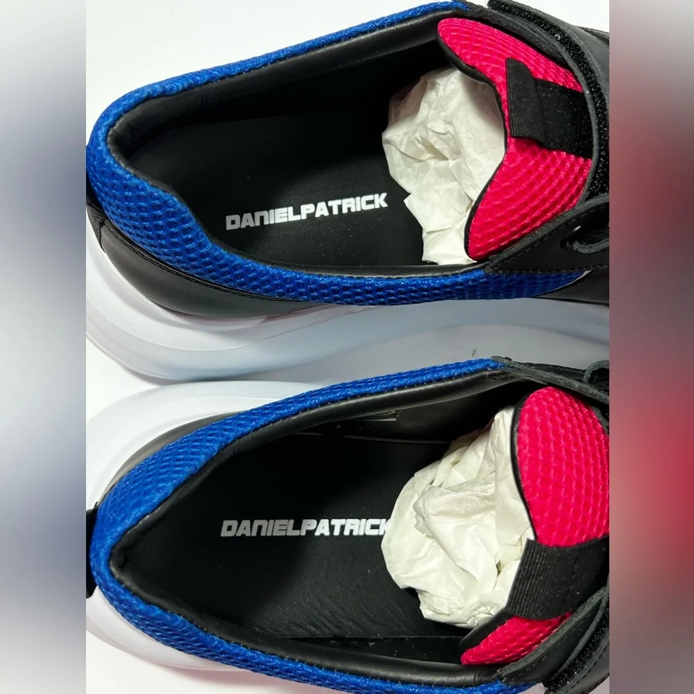 Daniel Patrick Panel Runner Sneakers shoes Sunset red Blue EU 45‎ men’s size 12